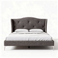 Bed van stof voor de slaapkamer - 200 x 160 x 100cm