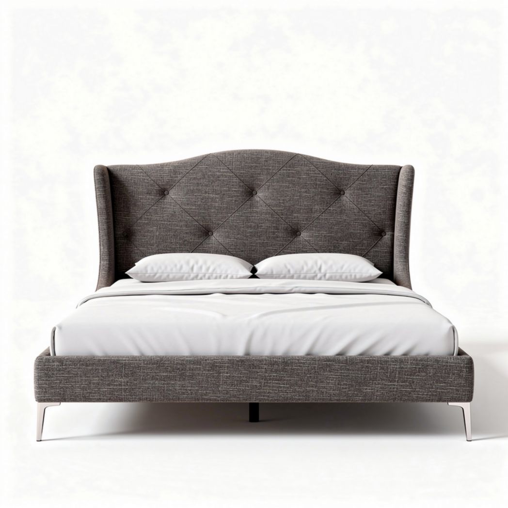 Bed van stof voor de slaapkamer - 200 x 160 x 100cm